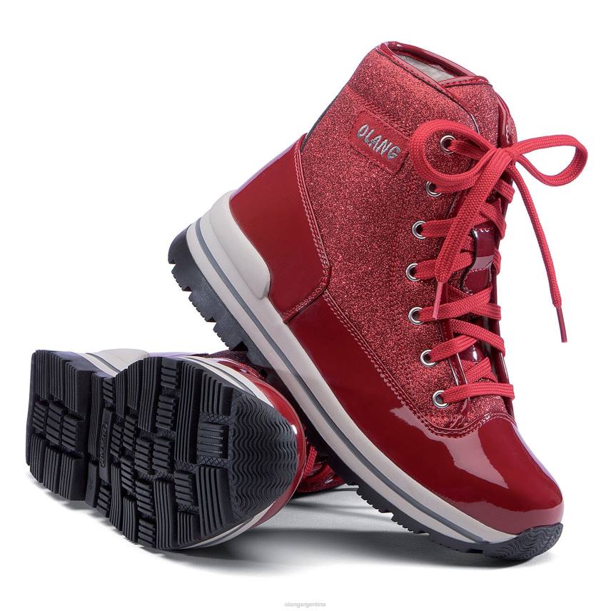Olang estallido mujer rojo calzado 4X6V100