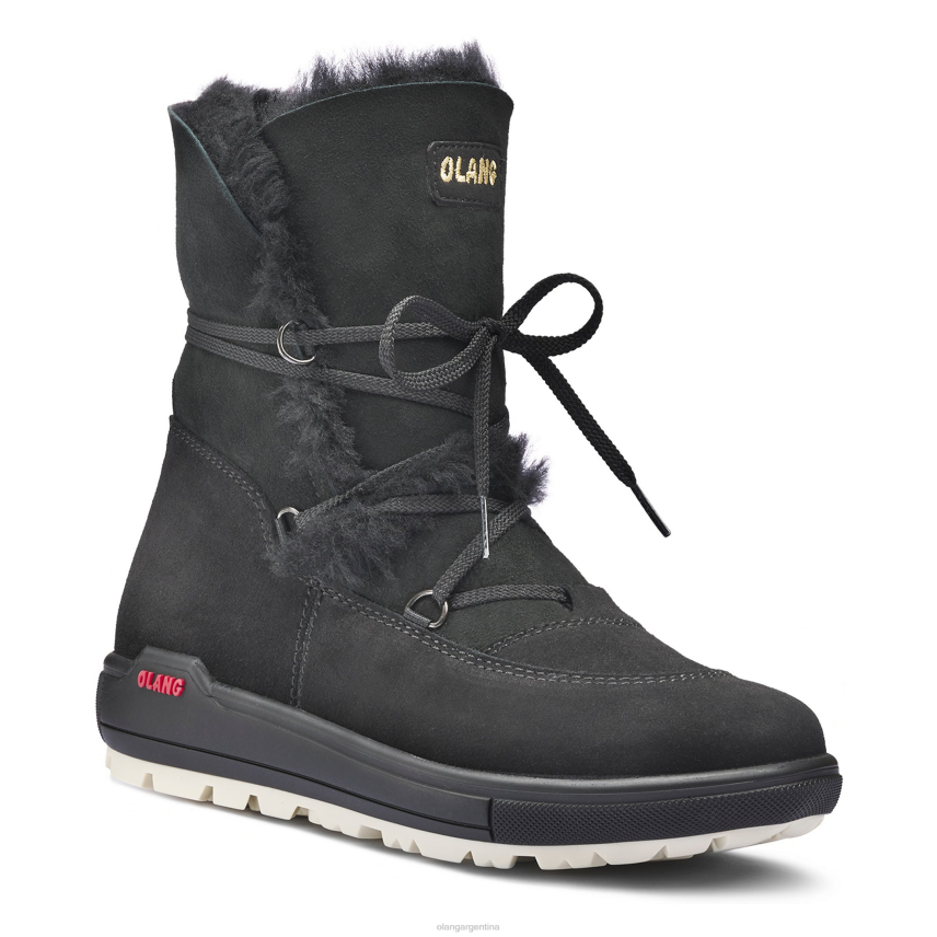 Olang maka mujer negro calzado 4X6V23